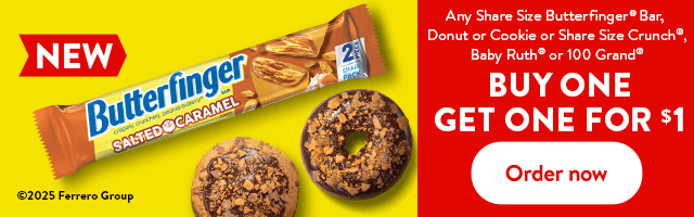 Butterfinger BOGO $1