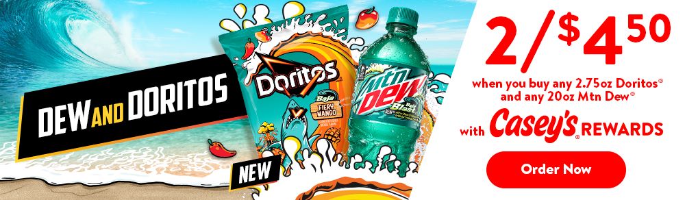 Baja Blast & Fiery Mango Doritos