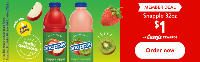 Snapple 32oz $1 Rewards Member Deal