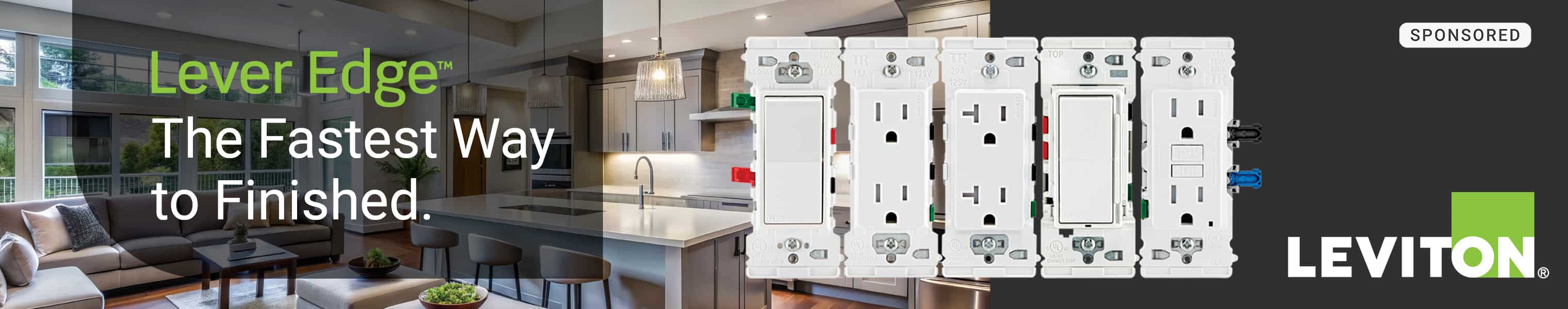 Advertisement for Leviton.