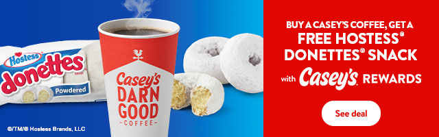 Hostess - Free Mini Donut with Purchase of Coffee