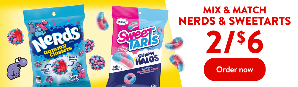 Nerds & Sweetarts 2 for $6