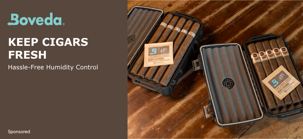 Boveda humidity control pack. Keep cigars fresh. Hassle-free humidity control. Click here to shop Boveda